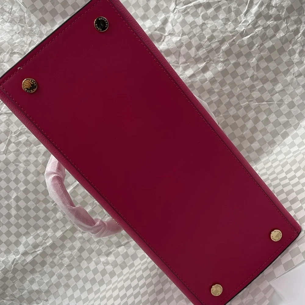 MICHAEL KORS HAMILTON MEDIUM SATCHEL   COLOR: Electric Pink  NWT